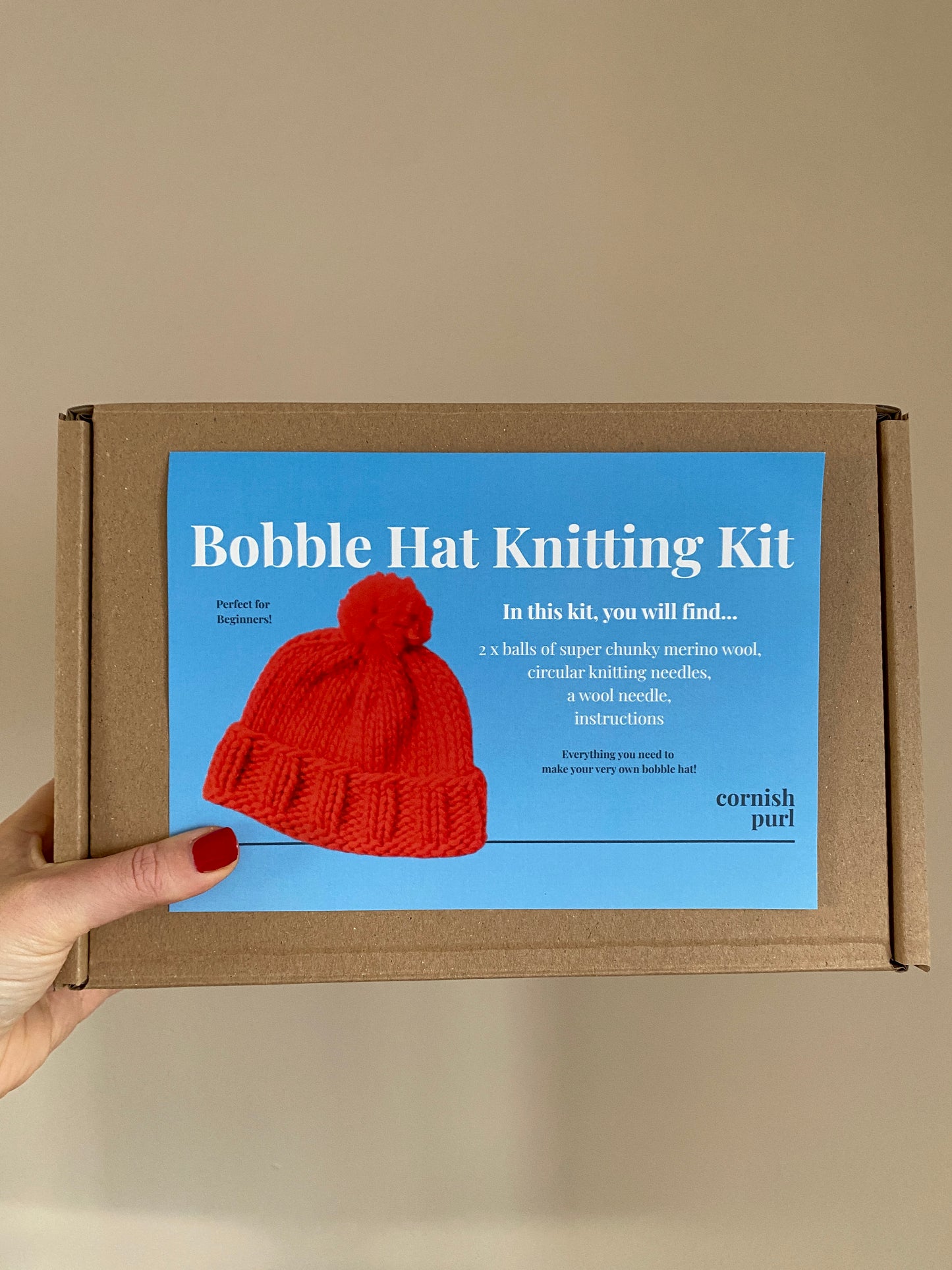 Bobble Hat Knitting Kit