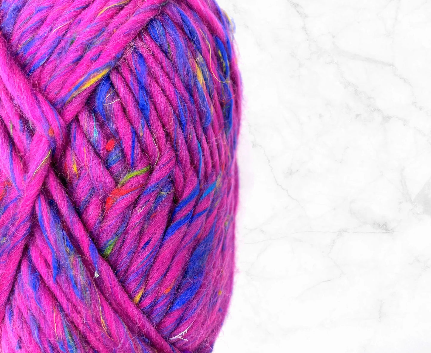 Recycled Sari Silk & Merino Wool Chunky Yarn - 100g