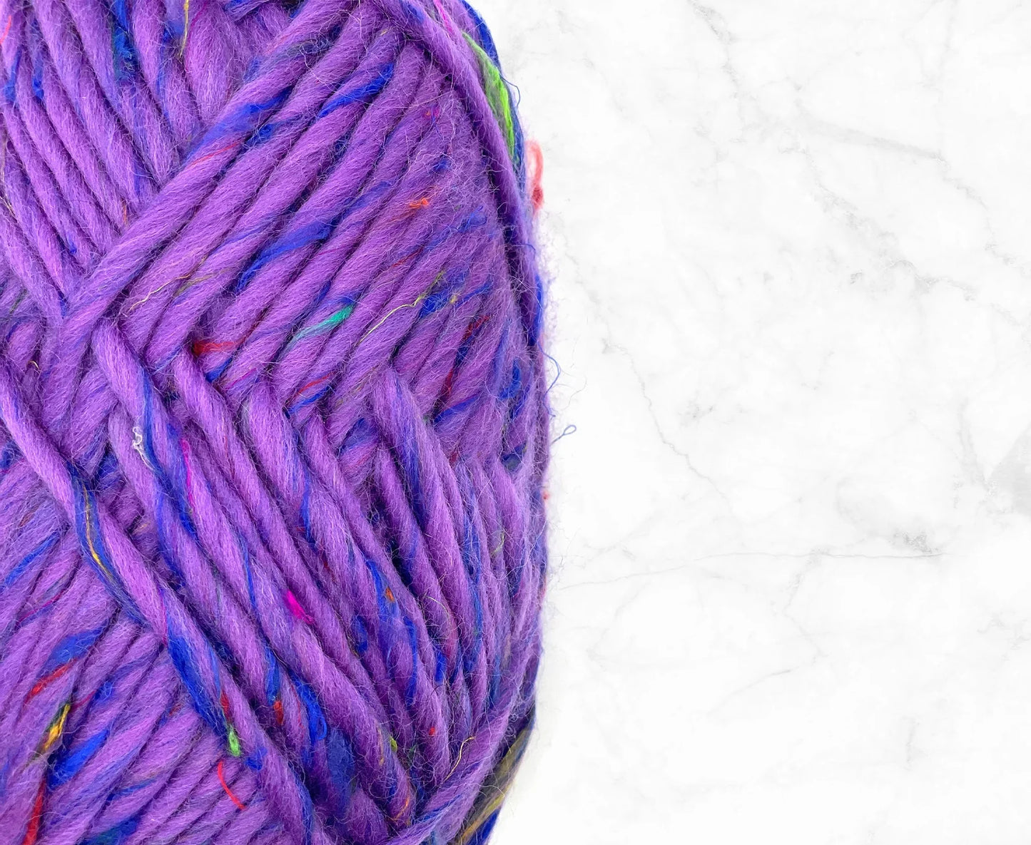 Recycled Sari Silk & Merino Wool Chunky Yarn - 100g