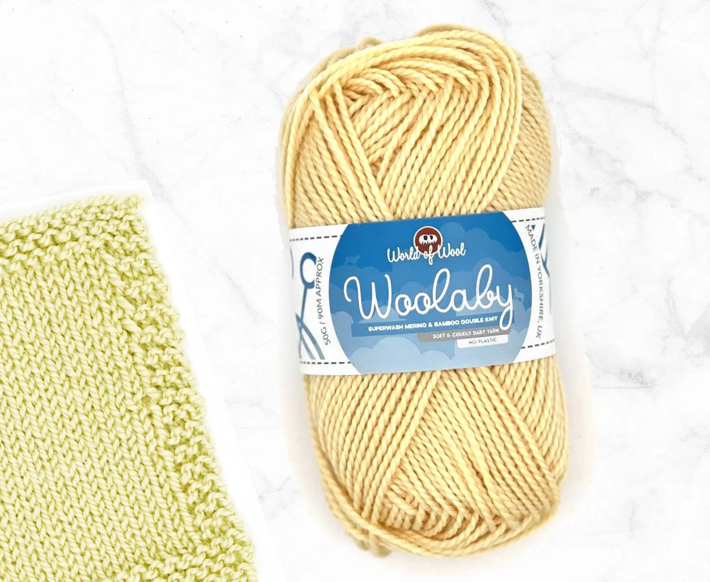 20% Bamboo & 80% Merino DK Superwash Wool - 50g