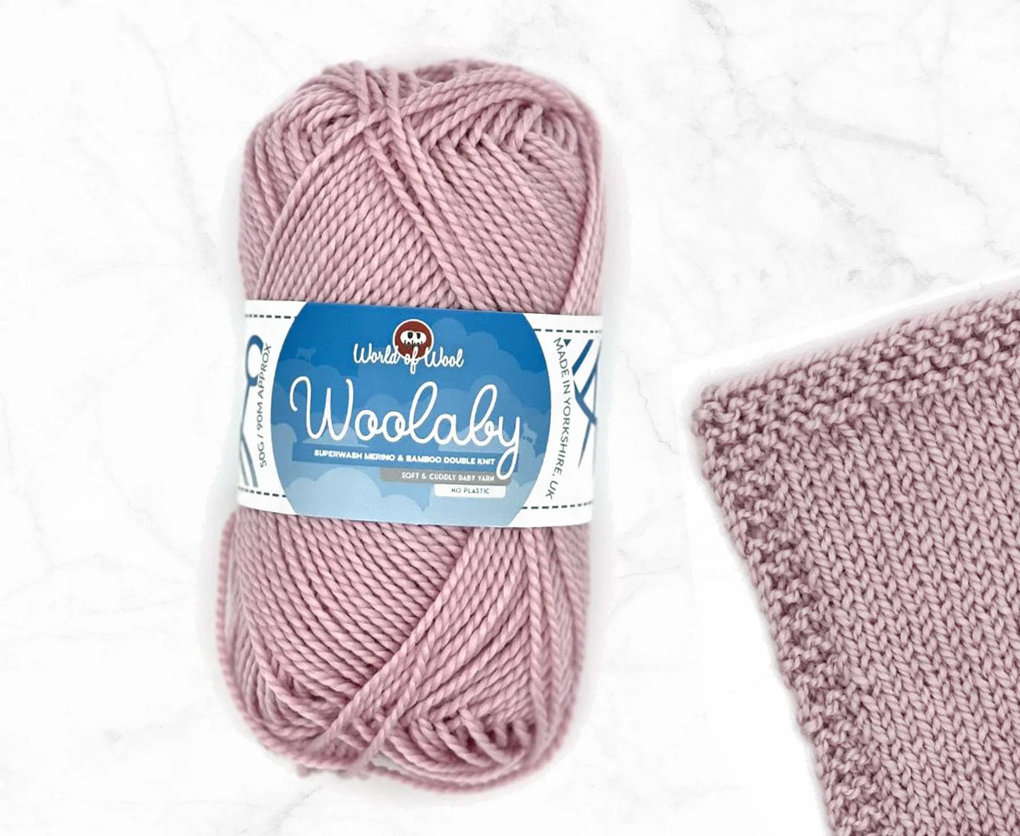 20% Bamboo & 80% Merino DK Superwash Wool - 50g